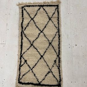 Moroccan wool rug